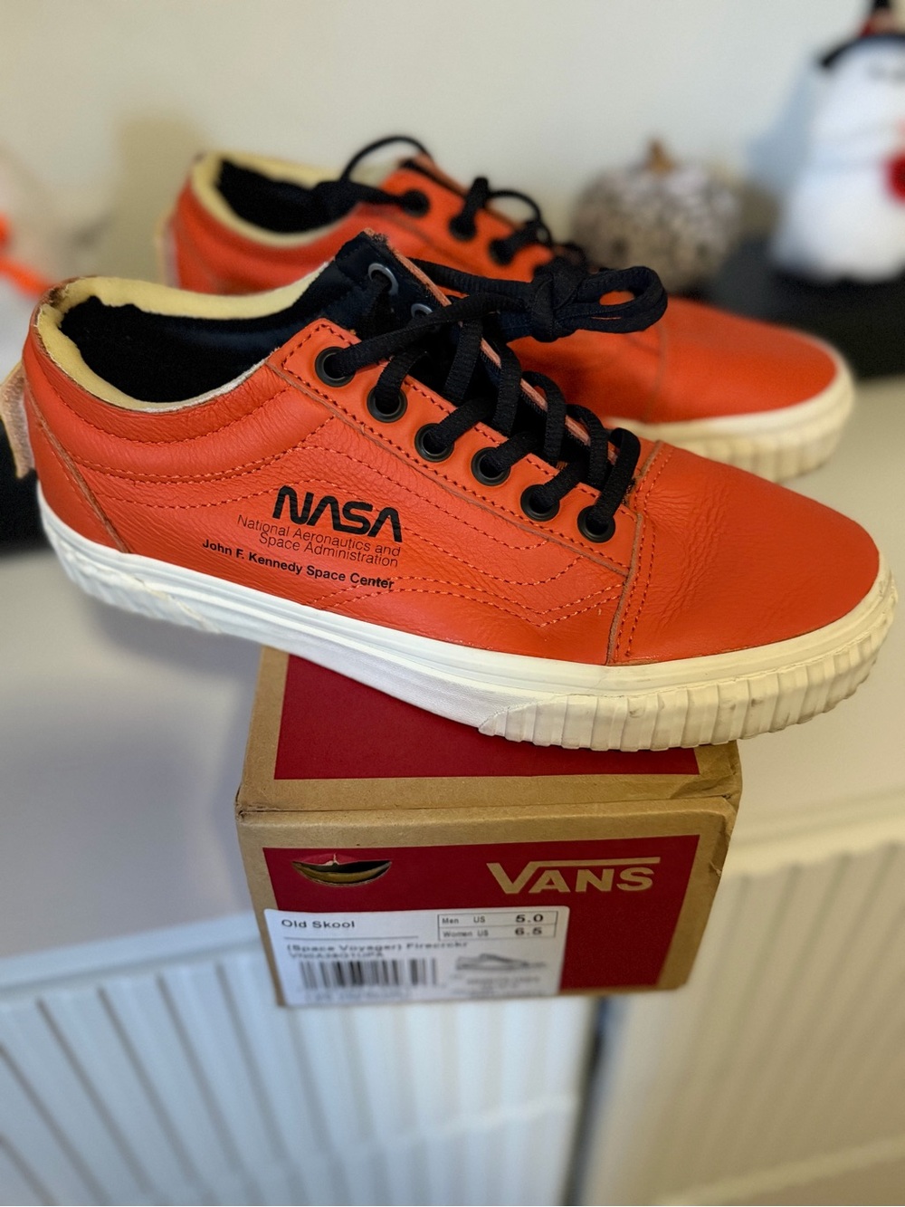 Vans Old Skool NASA Orange Low-Top Sneakers